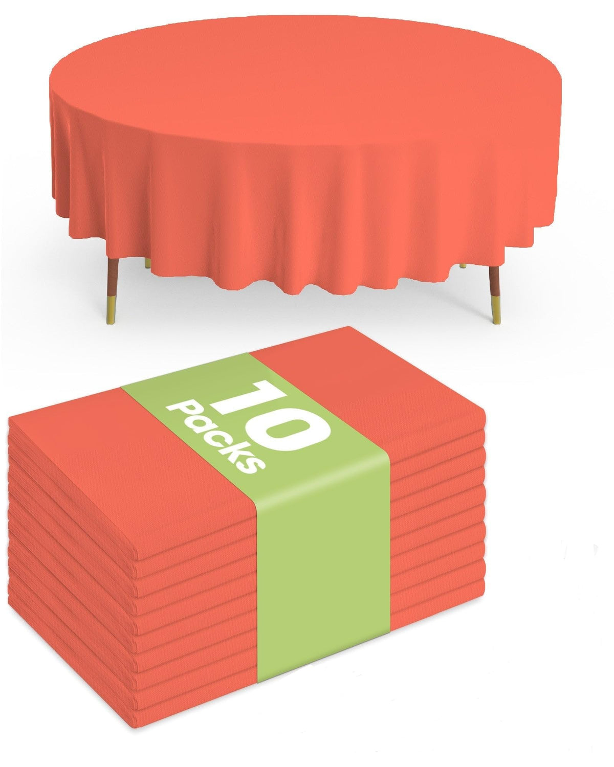 Pureegg Plastic Table Cloth Disposable 10 Pack, 54 x 108 Inch Table Cloths, Halloween Party Decorations, Summerween Decor, Halloween Tablecloths, Rectangle, Plastic Cover, Leakproof & Sturdy, Black