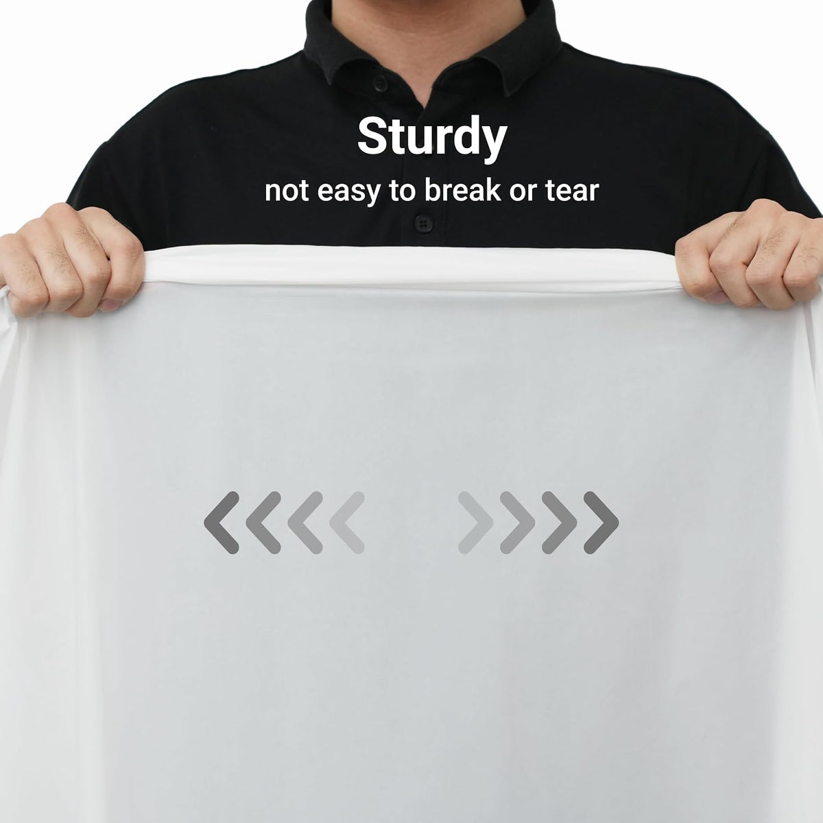 Auros 10-Pack White Plastic Tablecloths 54x108, Fits 6-8FT Rectangle Tables