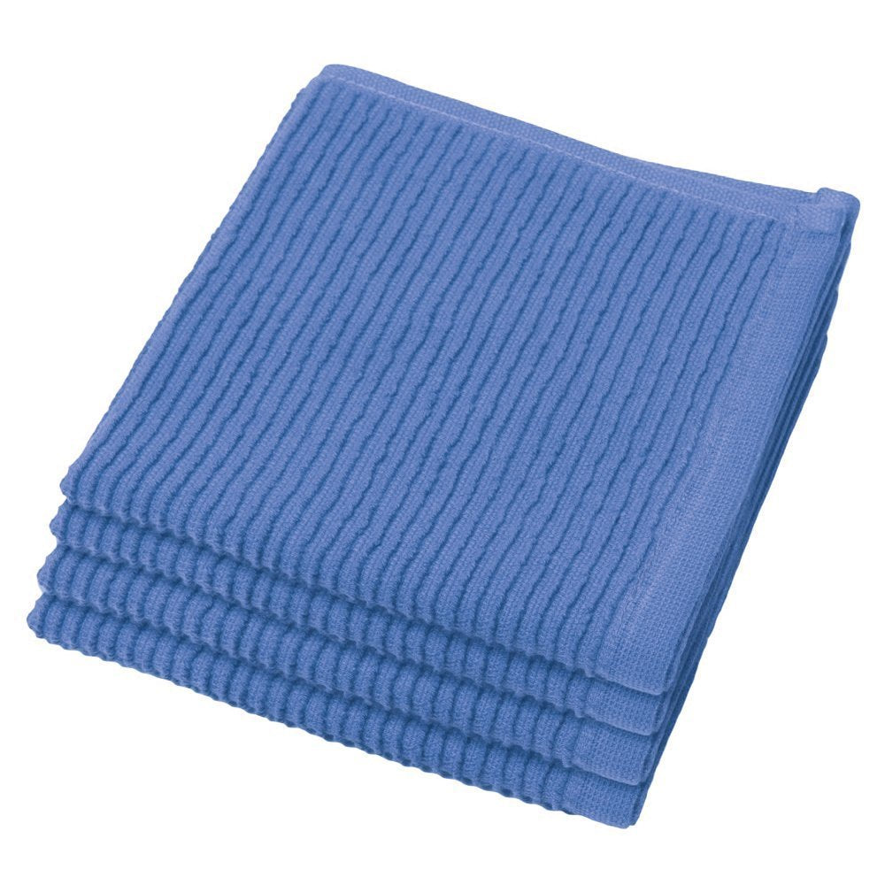 Now Designs Ripple Kitchen Dishcloth, Set of 4, White