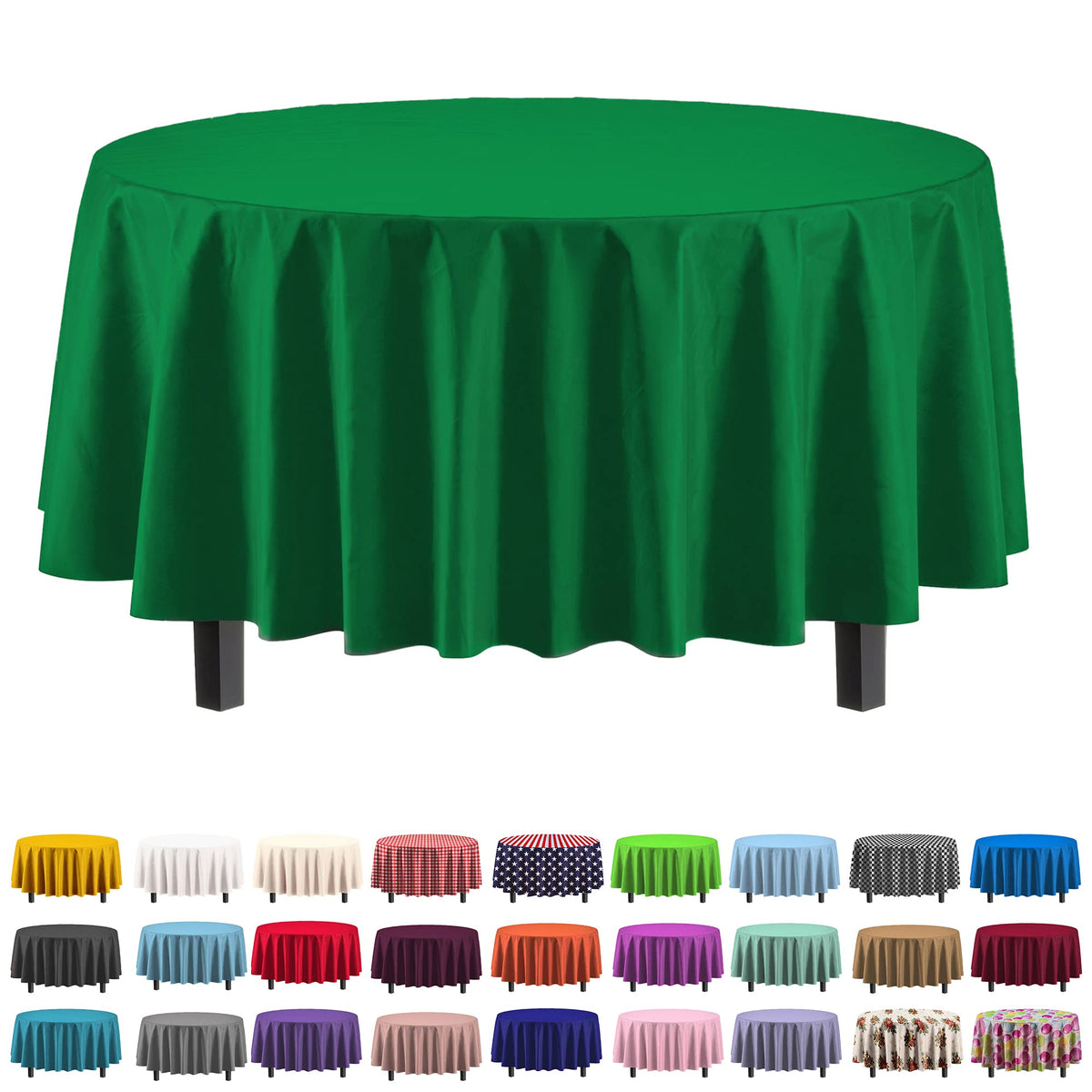 Exquisite Ivory Plastic Table Cloth Disposable 6 Pack - 54 x 108 Inch Rectangle Tablecloth for 6 Foot Tables - Waterproof Table Cover for Party Wedding Birthday Graduation BBQ Catering