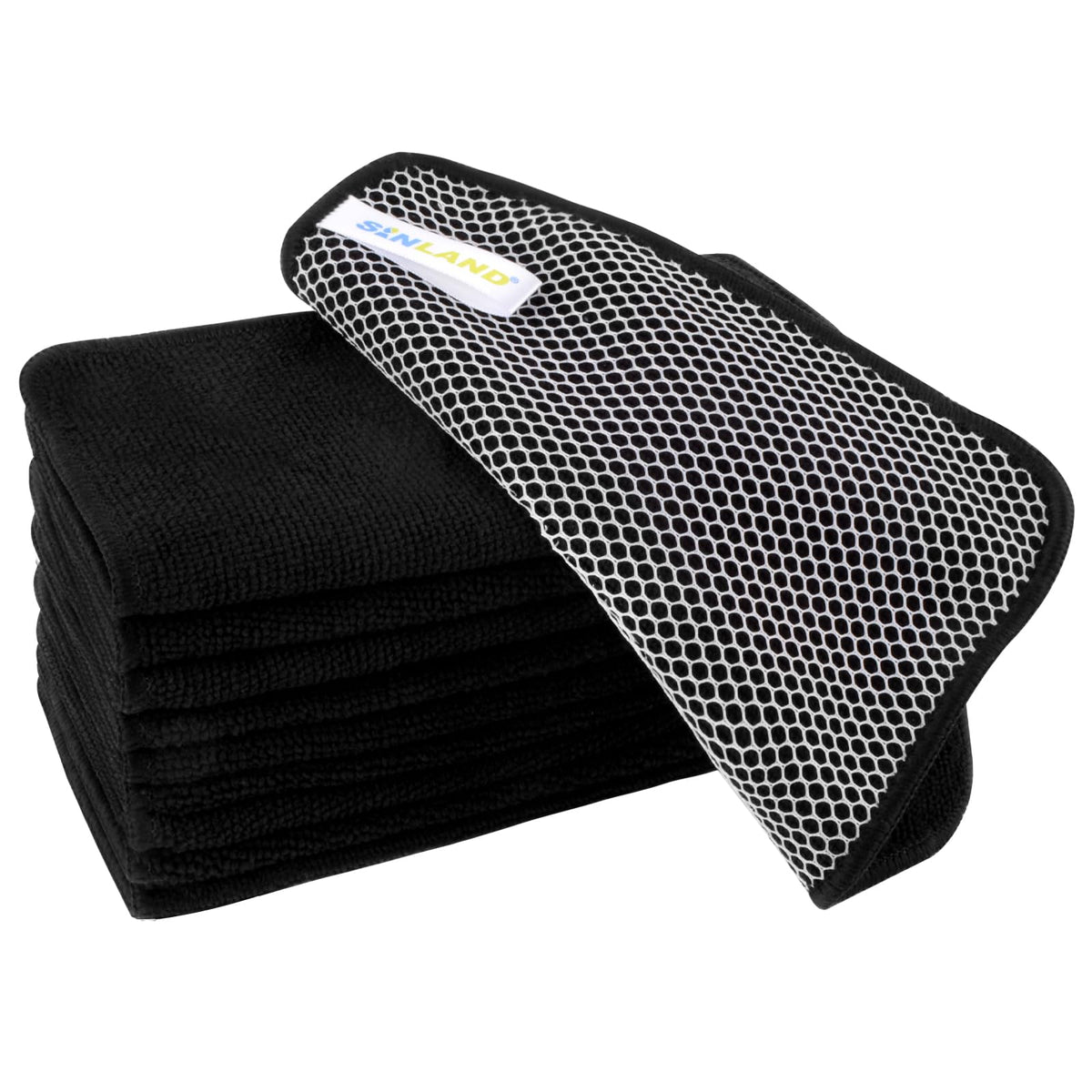 SINLAND Dish Cloth for Washing Dishes Kitchen Washcloth Cleaning Cloth