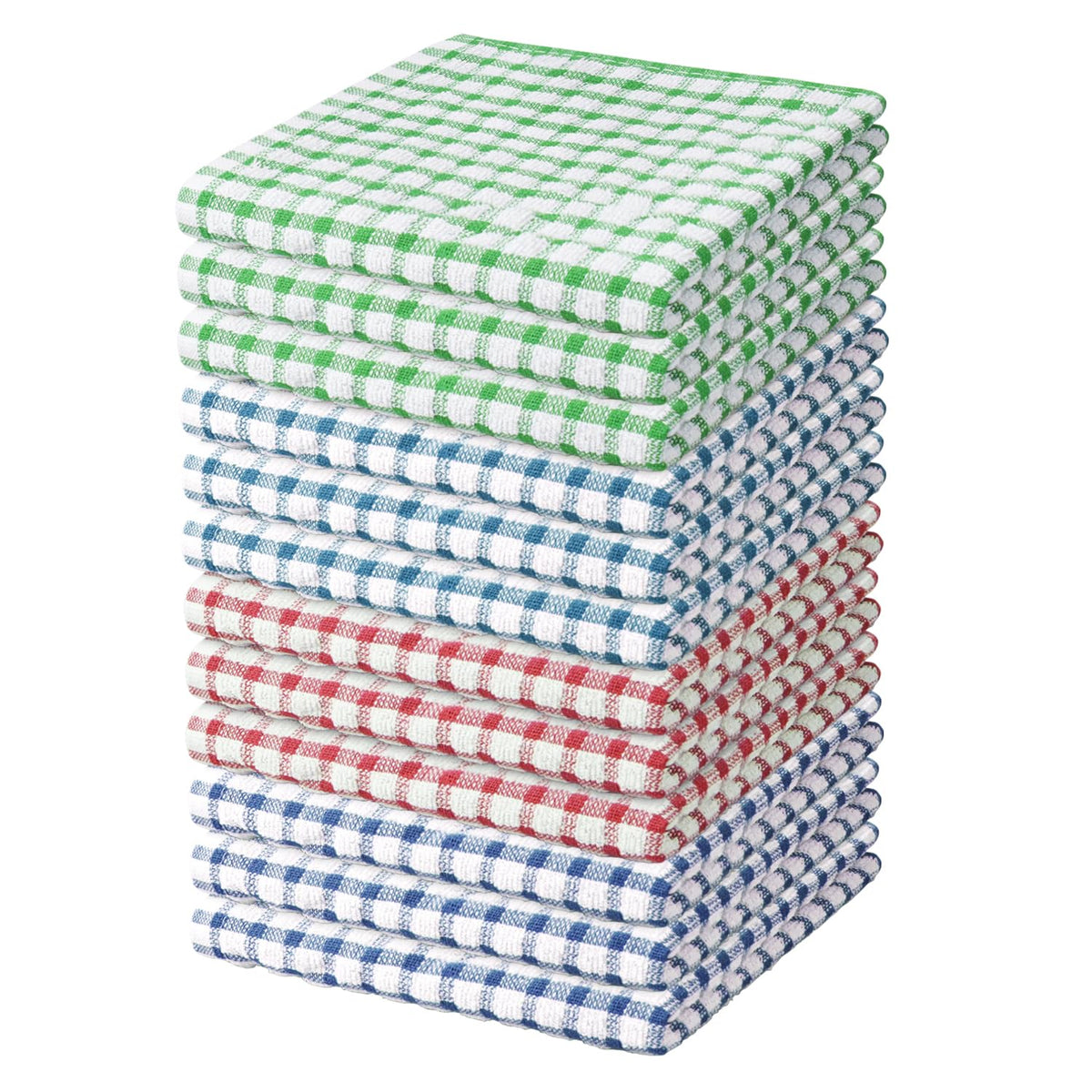 Nialnant 8 Pcs Kitchen Dish Rags,100% Cotton Soft Absorbent