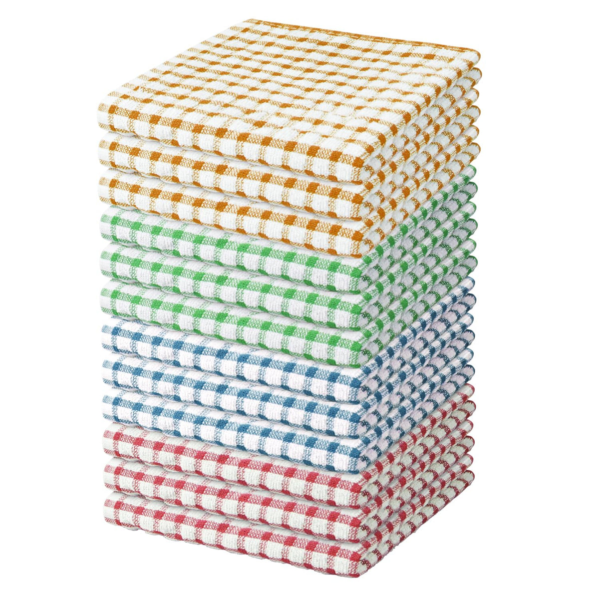 Nialnant 8 Pcs Kitchen Dish Rags,100% Cotton Soft Absorbent