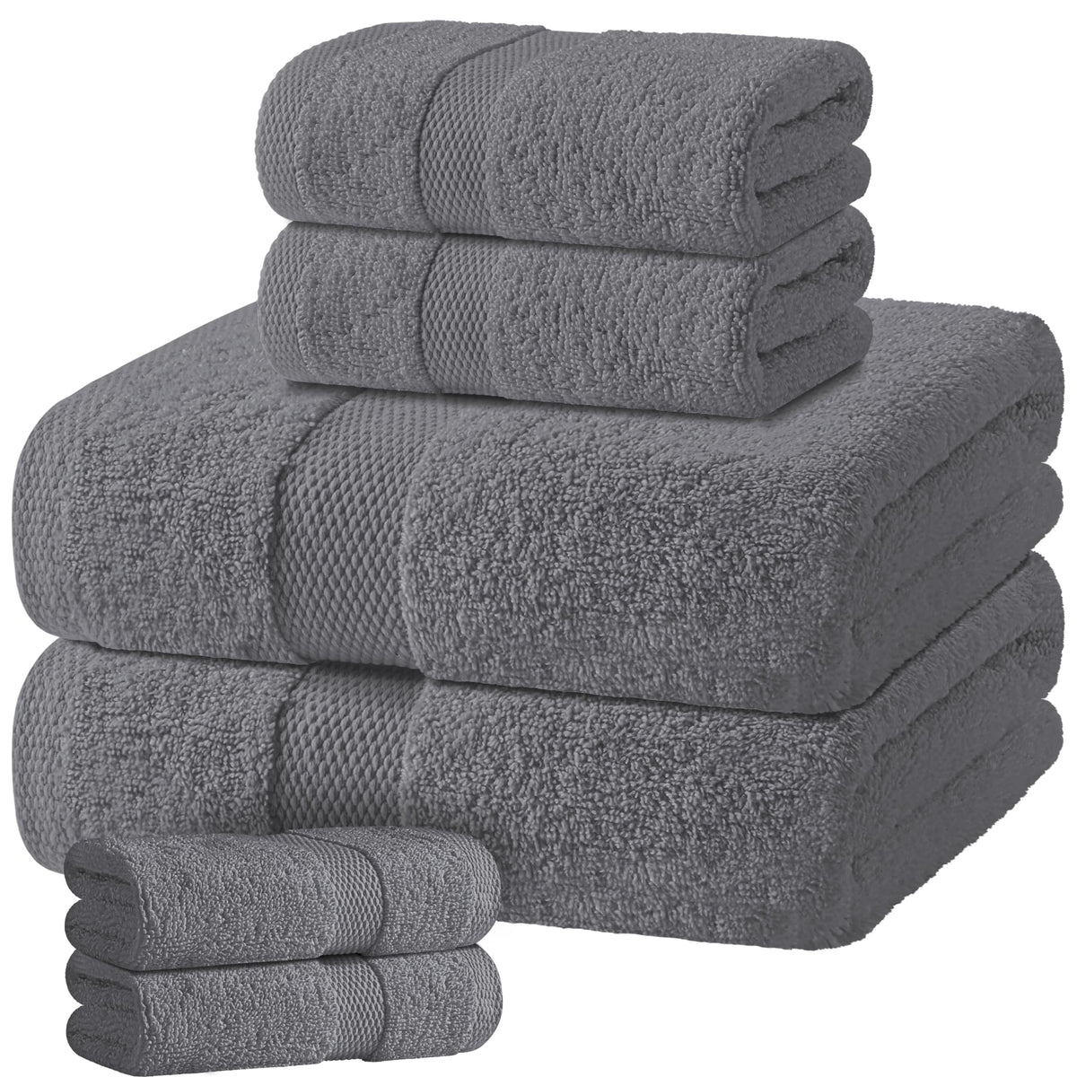 Premium Dish Towels for Kitchen, 8 Pack, 16x26 - Thick 410 GSM, Multicolor