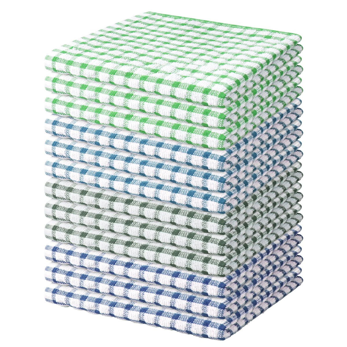 Nialnant 8 Pcs Kitchen Dish Rags,100% Cotton Soft Absorbent