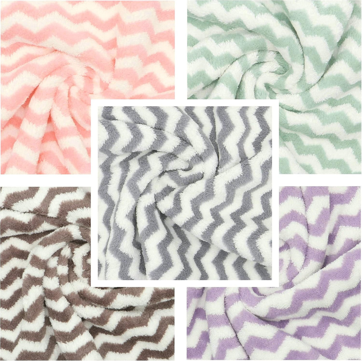 Microfiber Cleaning Cloth, 10 Pack Dish Rags, 12inx12in, Mix Color