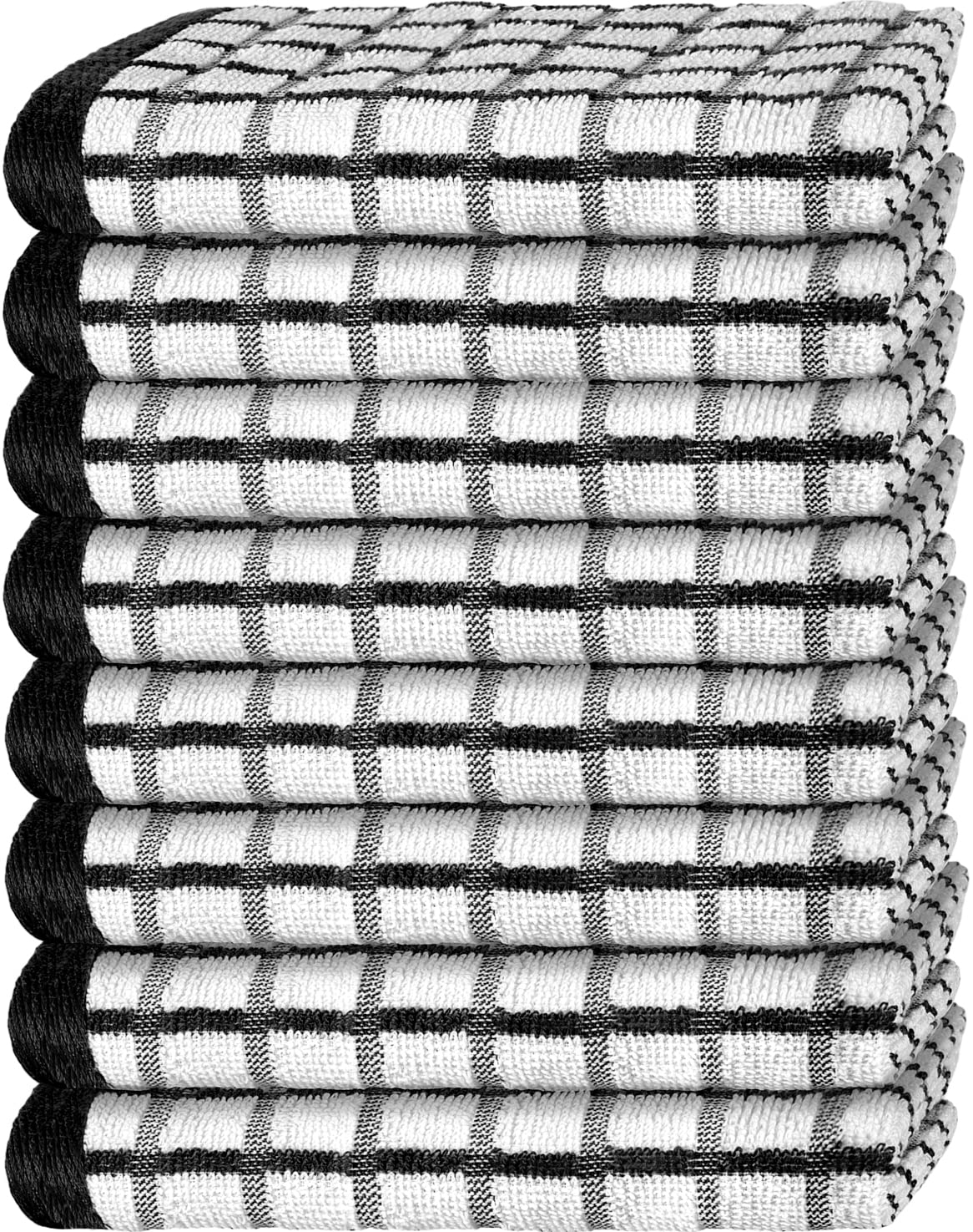 Premium Dish Towels for Kitchen, 8 Pack, 16x26 - Thick 410 GSM, Multicolor