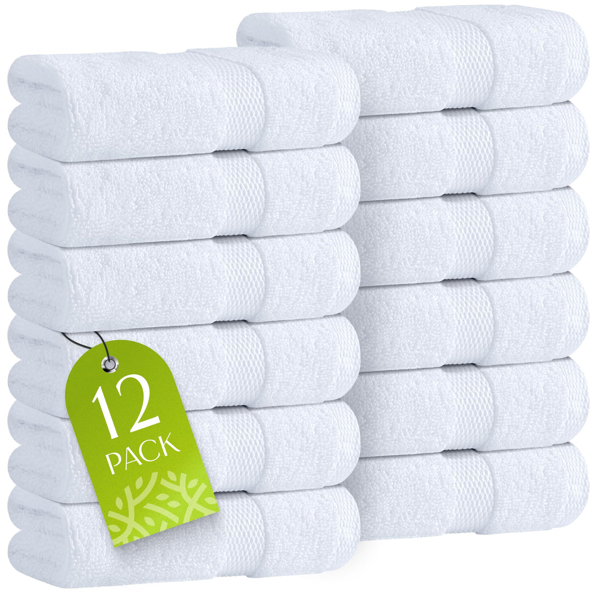 Premium Dish Towels for Kitchen, 8 Pack, 16x26 - Thick 410 GSM, Multicolor