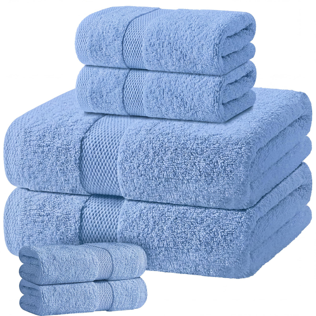 Premium Dish Towels for Kitchen, 8 Pack, 16x26 - Thick 410 GSM, Multicolor