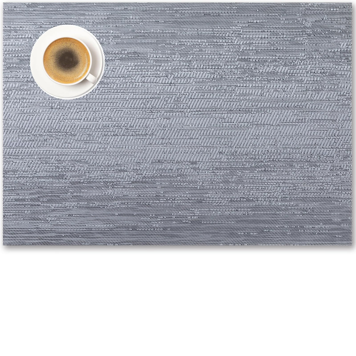 Placemats Set of 4 - Easy Clean Woven Vinyl Placemats for Dining Table, Indoor/Outdoor Place Mats, Washable PVC Table Mats(Caramel)