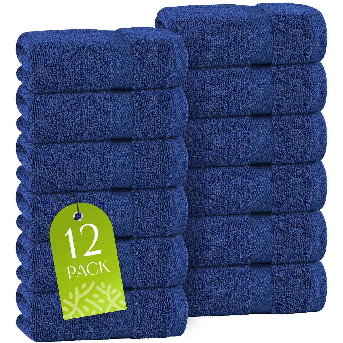 Premium Dish Towels for Kitchen, 8 Pack, 16x26 - Thick 410 GSM, Multicolor