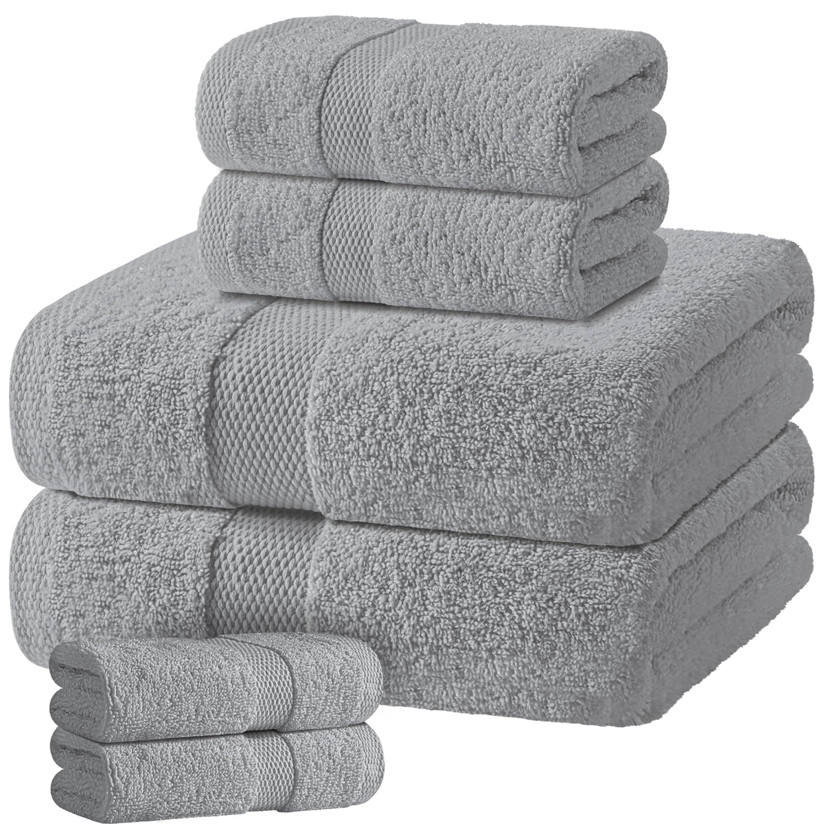 Premium Dish Towels for Kitchen, 8 Pack, 16x26 - Thick 410 GSM, Multicolor