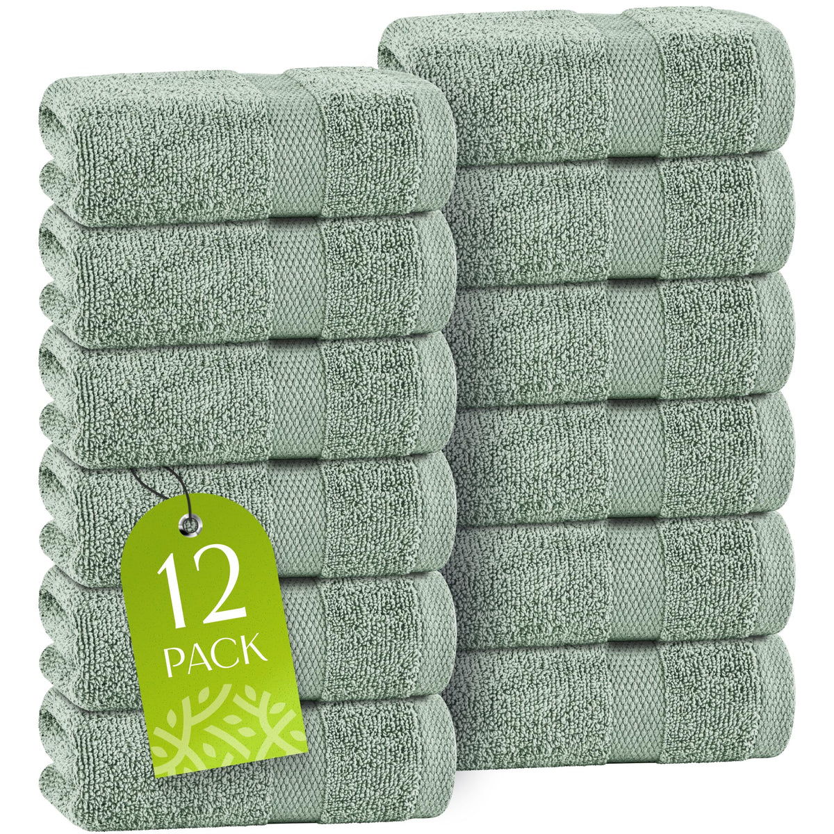 Premium Dish Towels for Kitchen, 8 Pack, 16x26 - Thick 410 GSM, Multicolor