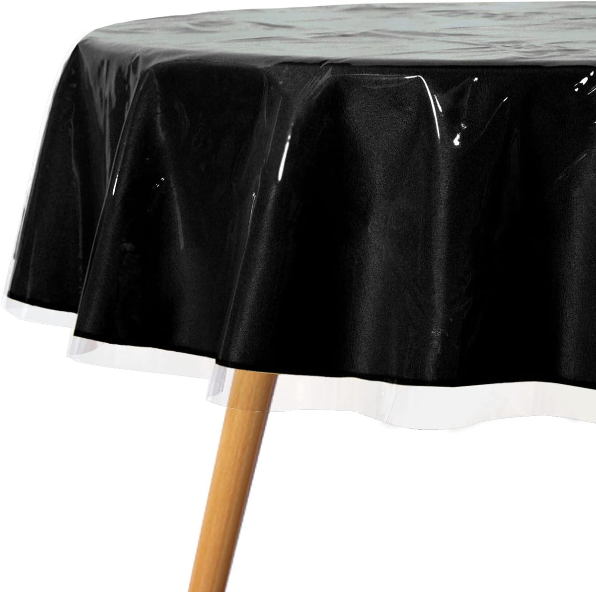 sancua Clear Plastic Table Cover Protector Waterproof Tablecloth 60x84 Inch