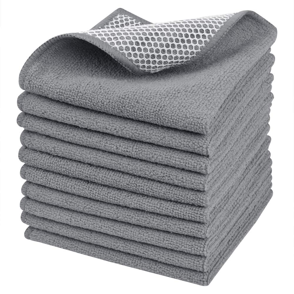 SINLAND Dish Cloth for Washing Dishes Kitchen Washcloth Cleaning Cloth