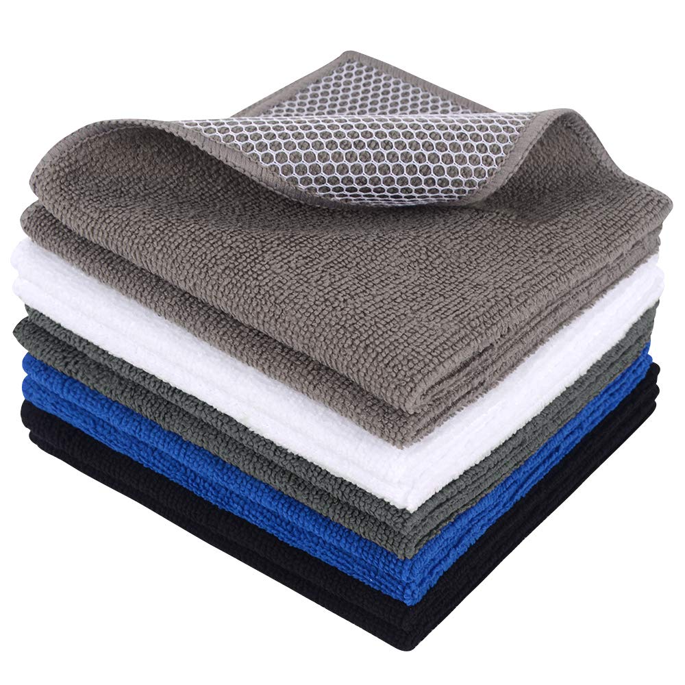 SINLAND Dish Cloth for Washing Dishes Kitchen Washcloth Cleaning Cloth