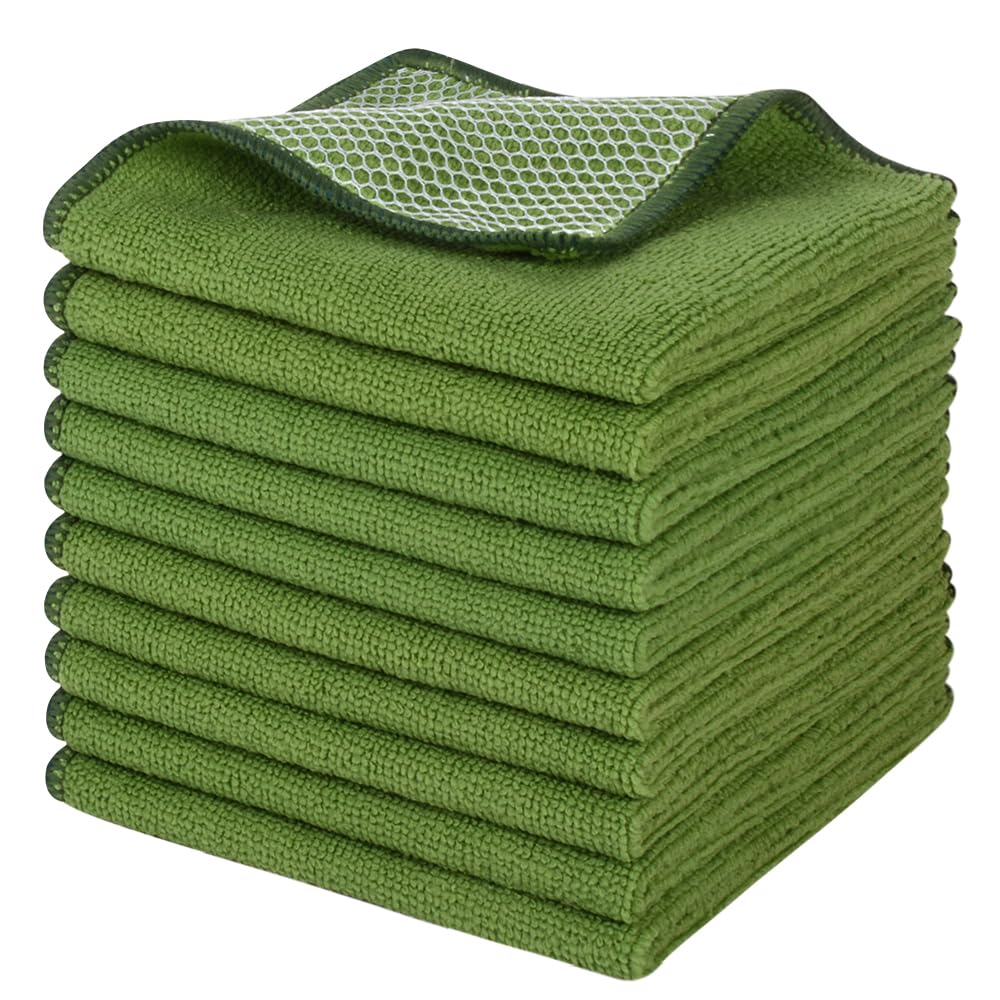 SINLAND Dish Cloth for Washing Dishes Kitchen Washcloth Cleaning Cloth