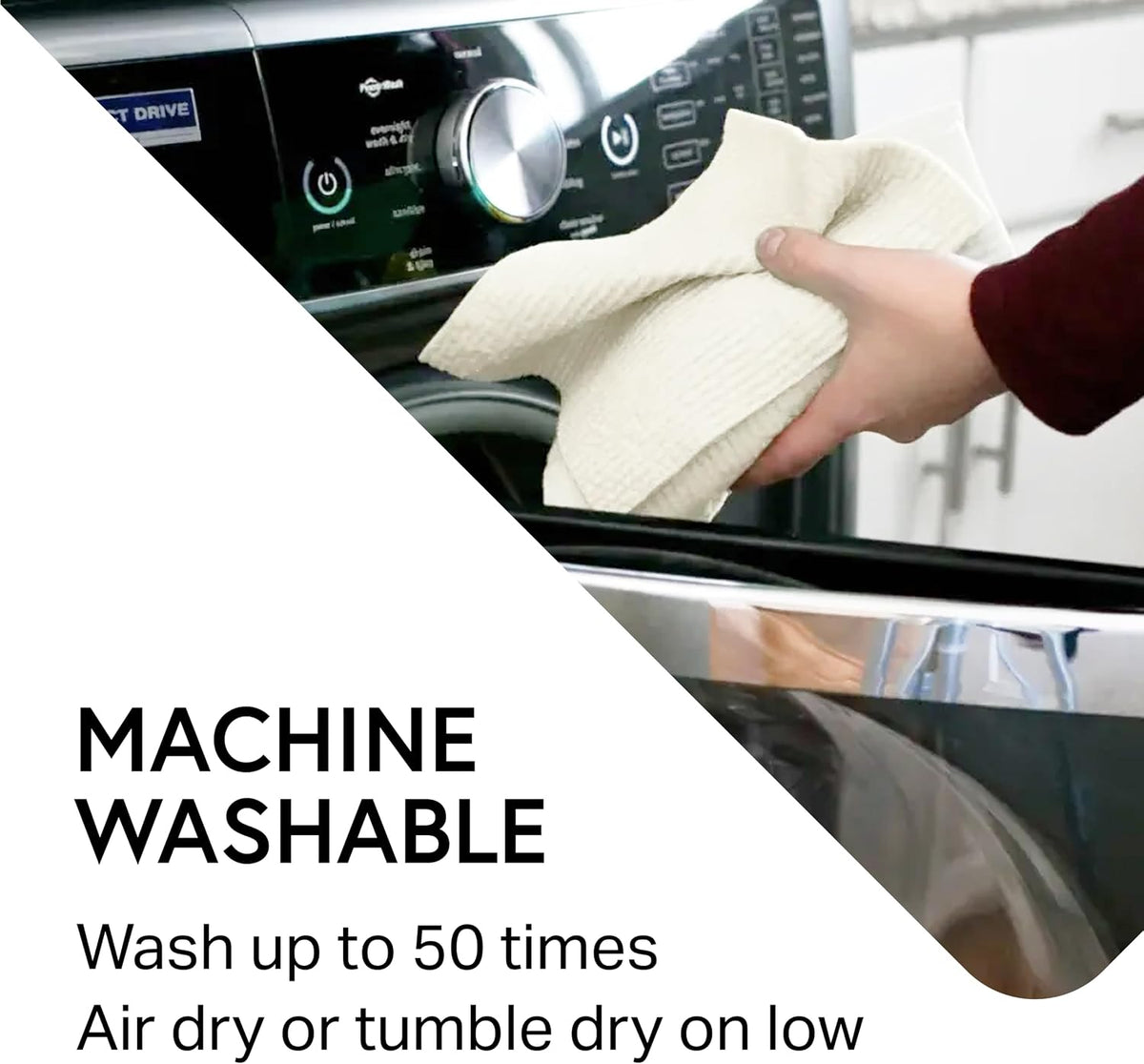 Swedish Wholesale Dishcloths Reusable 8" x 7" Sponge Cloths, Bulk 10 Pack of High Absorbent Cellulose Dish & Kitchen Cleaning Hand Towels, Wring to Dry & Machine Wash, Odor Resistant, Blue