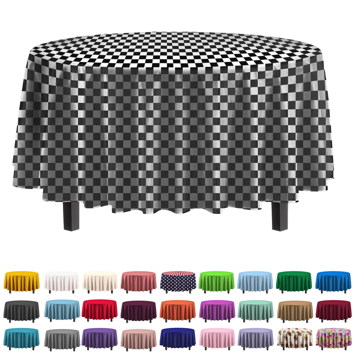 Exquisite Ivory Plastic Table Cloth Disposable 6 Pack - 54 x 108 Inch Rectangle Tablecloth for 6 Foot Tables - Waterproof Table Cover for Party Wedding Birthday Graduation BBQ Catering