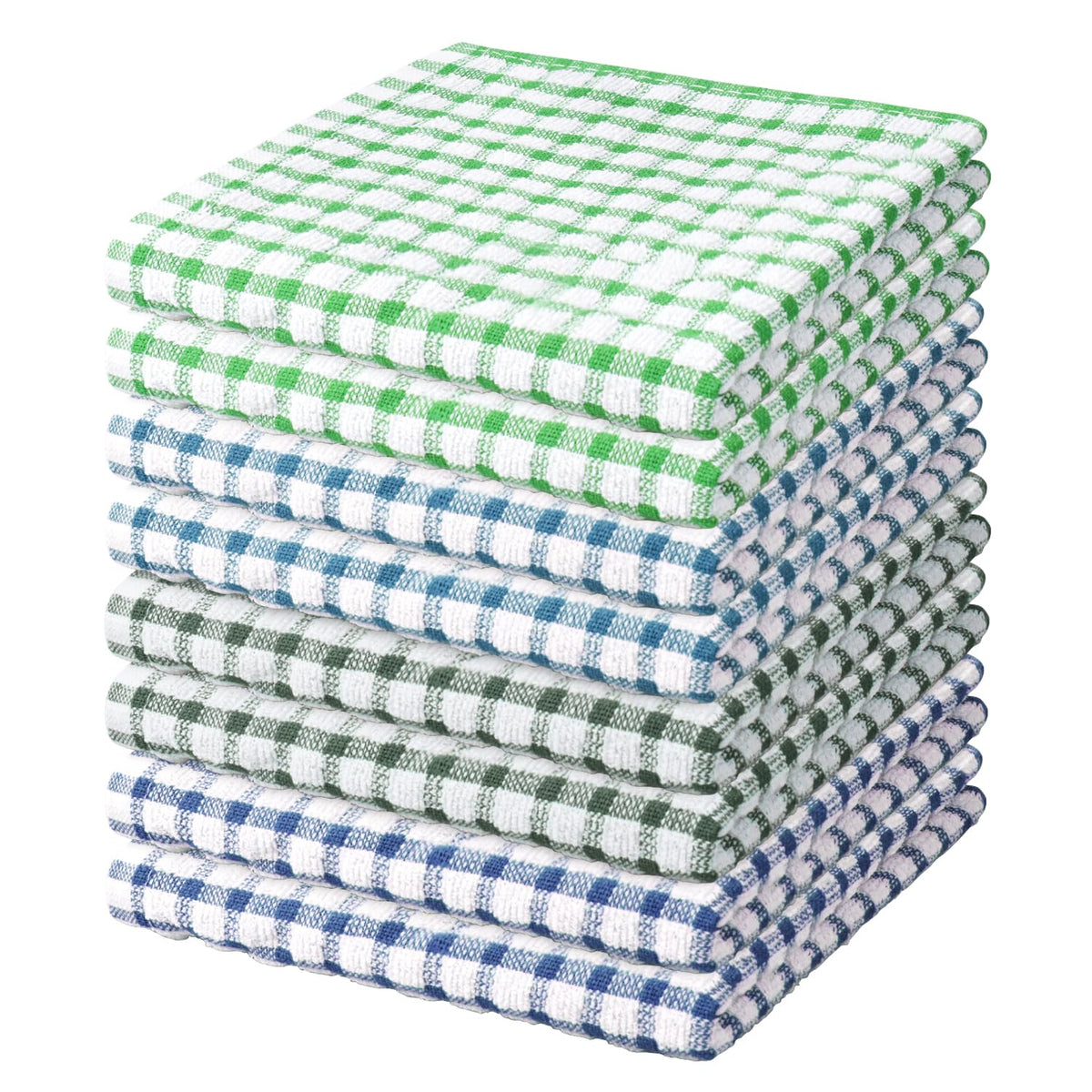 Nialnant 8 Pcs Kitchen Dish Rags,100% Cotton Soft Absorbent