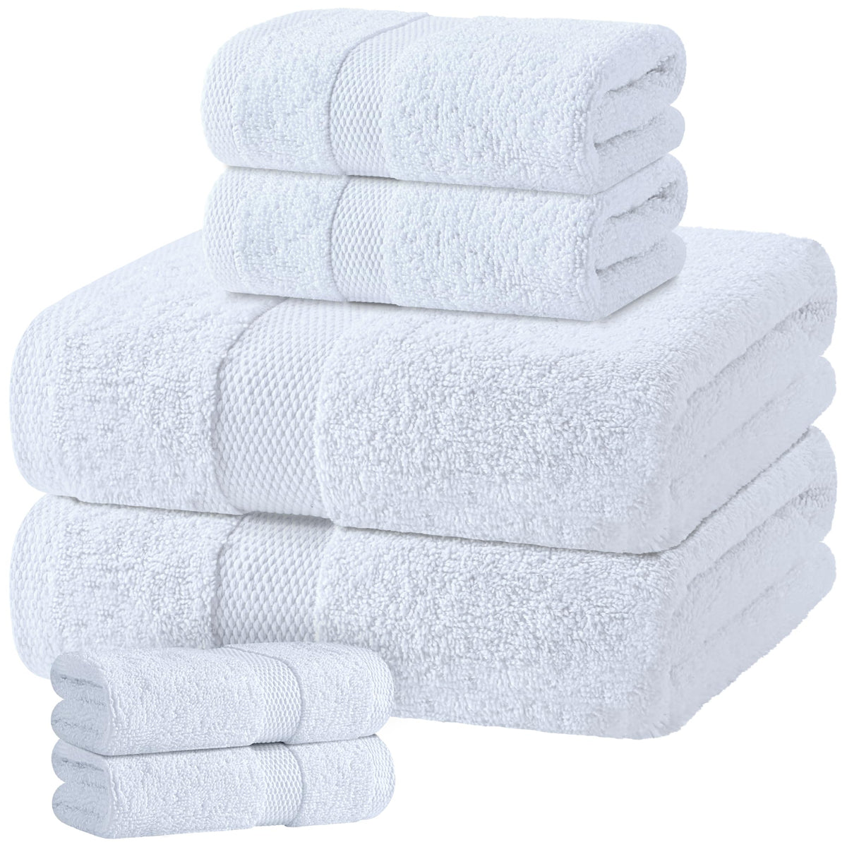 Premium Dish Towels for Kitchen, 8 Pack, 16x26 - Thick 410 GSM, Multicolor