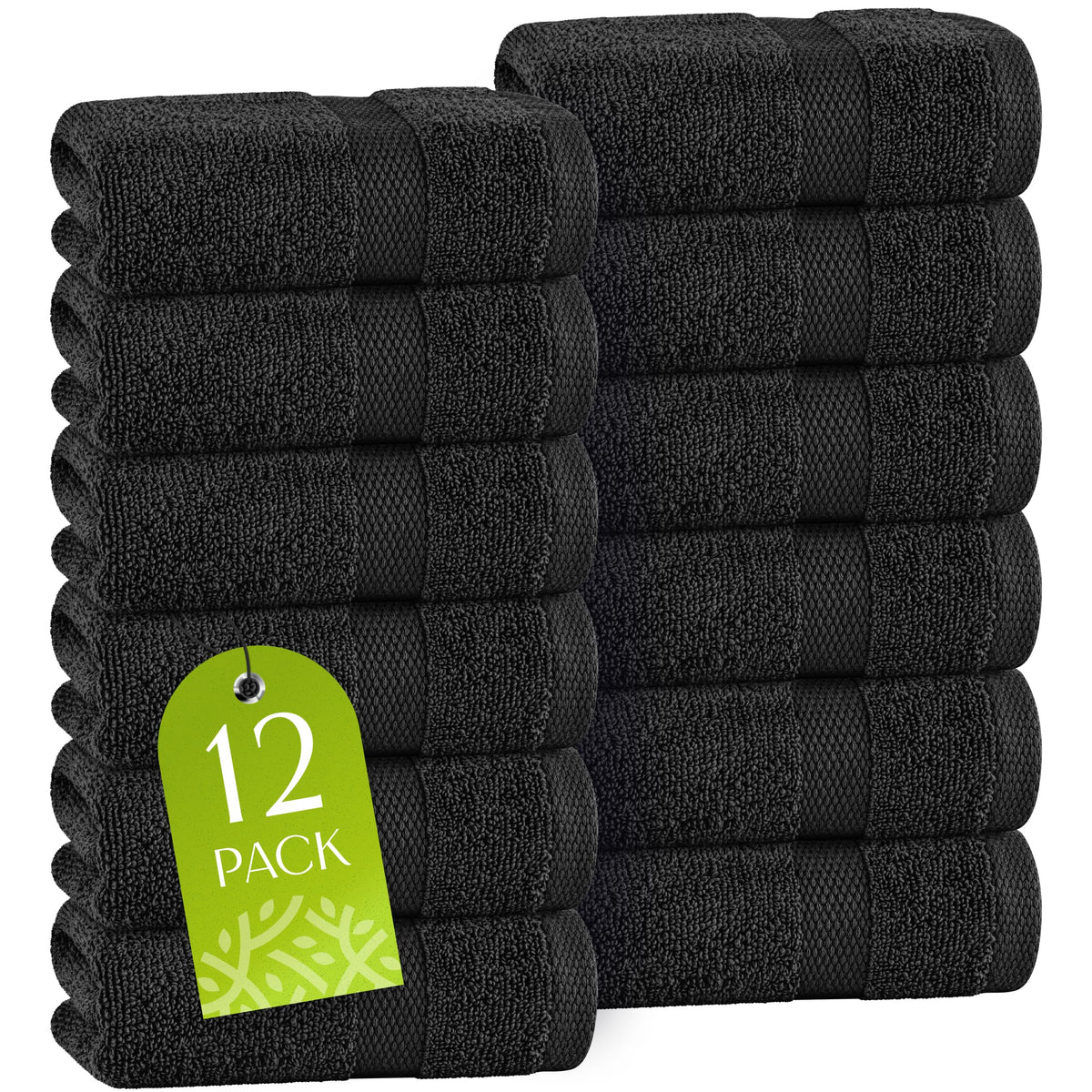 Premium Dish Towels for Kitchen, 8 Pack, 16x26 - Thick 410 GSM, Multicolor