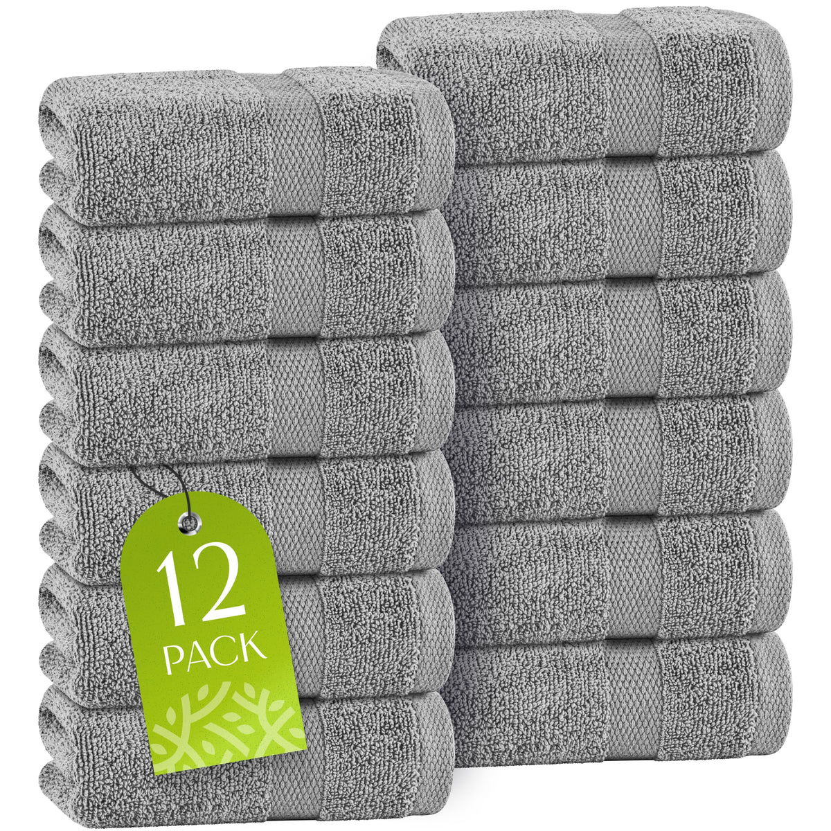 Premium Dish Towels for Kitchen, 8 Pack, 16x26 - Thick 410 GSM, Multicolor